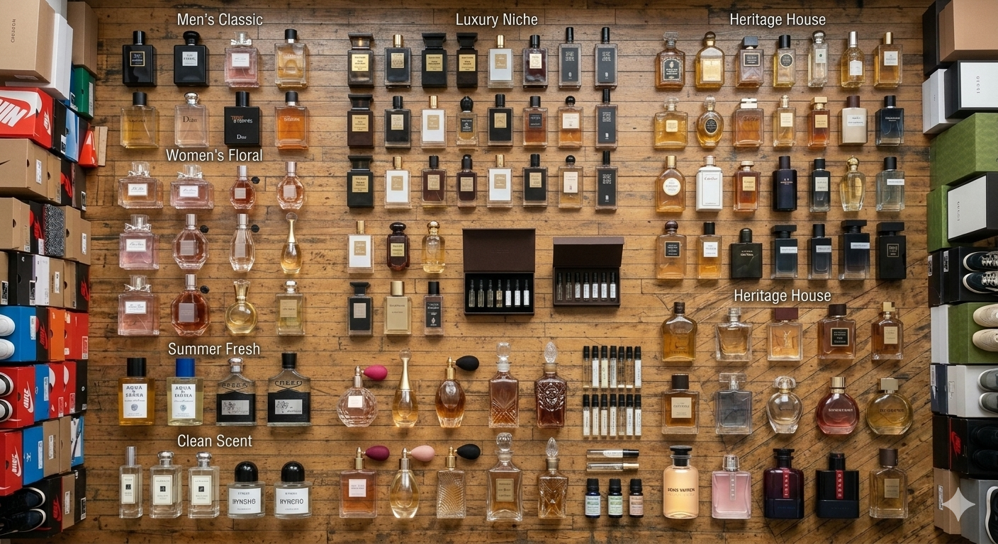 عطور ومنتجات جلدية فاخرة